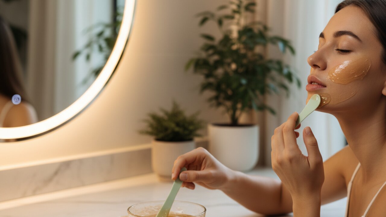 セルフで顔のシュガーリングをするやり方