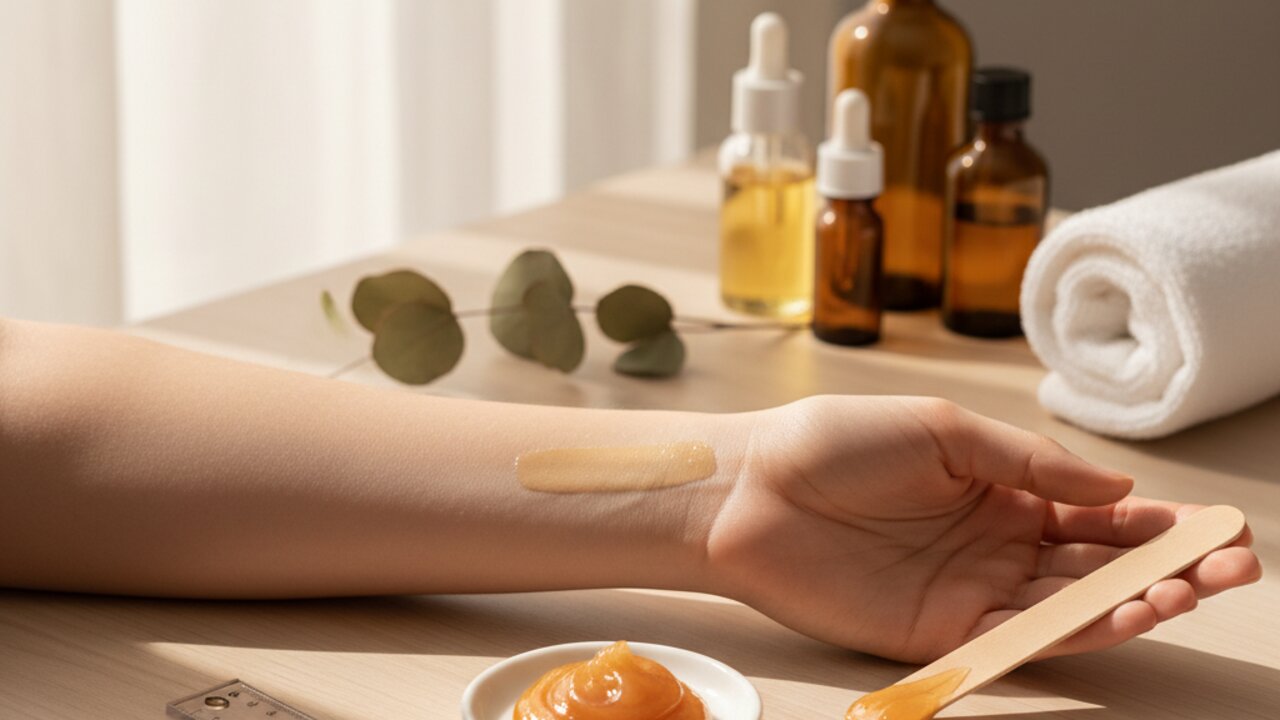 毛の長さを測る簡単な方法