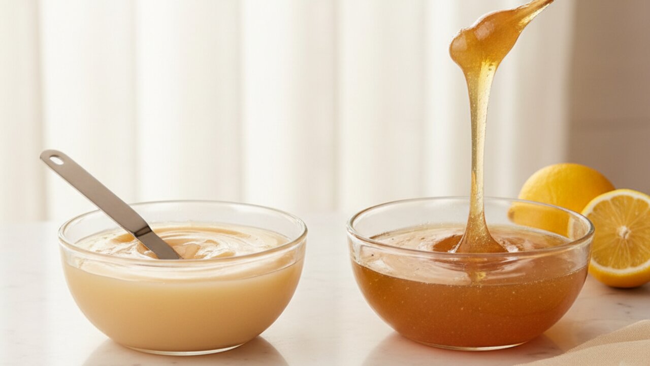 市販ペーストと自作ペーストの硬さ比較