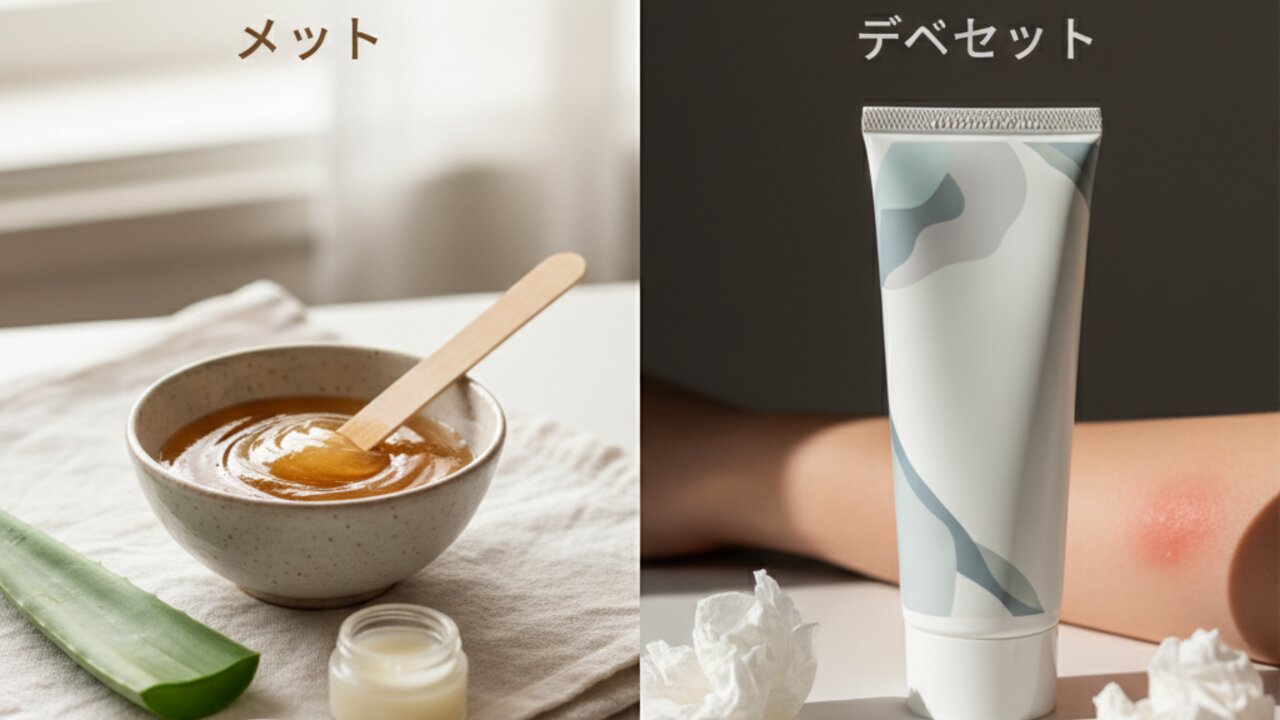 除毛クリームのメリット・デメリット