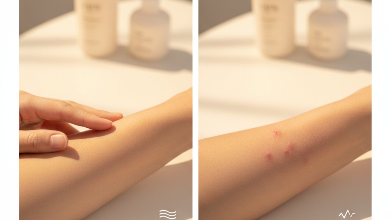 肌への影響を比較